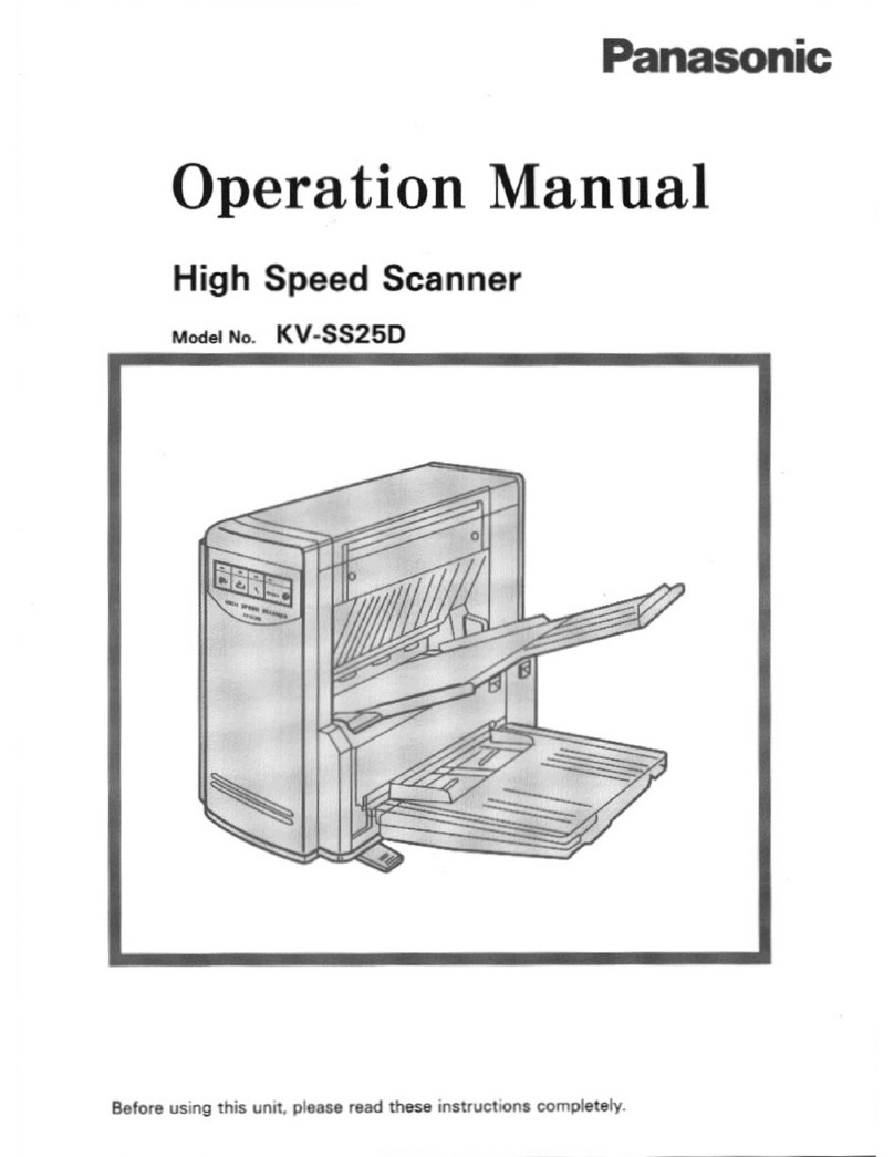 Panasonic KV-SS25D User manual
