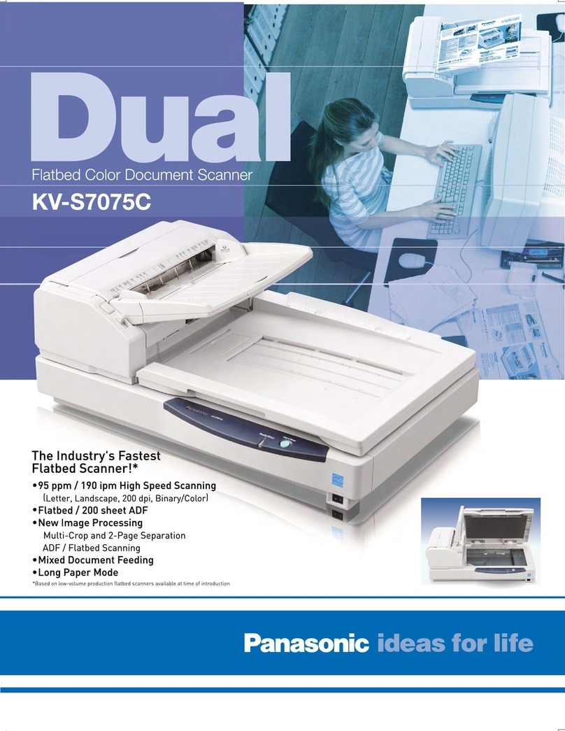 Panasonic KV-S7075C User manual Panasonic KV-S7075C User manual