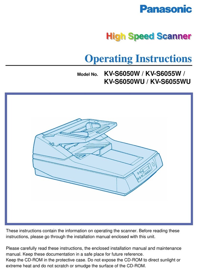 Panasonic KV-S6050W User manual Panasonic KV-S6050W User manual