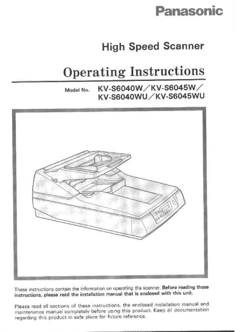 Panasonic KV-S6040W - Document Scanner operating instructions
