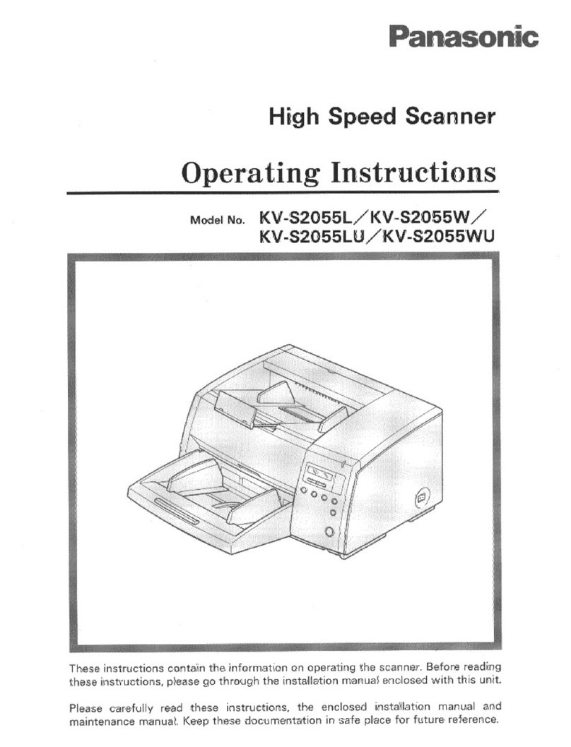 Panasonic KV-S2055L User manual Panasonic KV-S2055L User manual