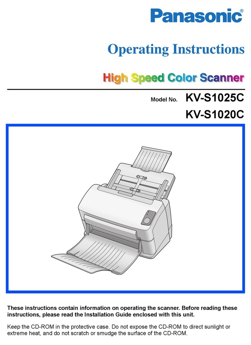 Panasonic KV-S1020C User manual Panasonic KV-S1020C User manual