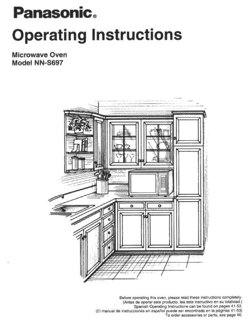 Panasonic NN-S697 User manual