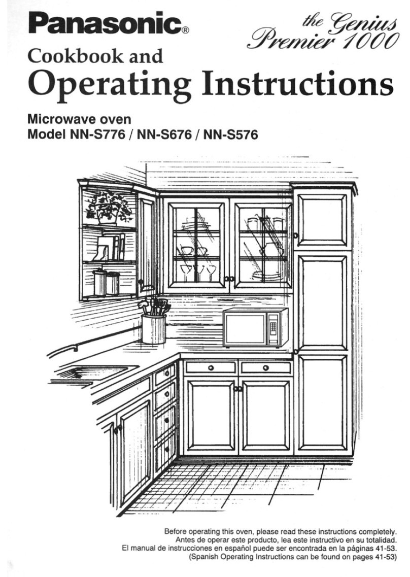 Panasonic NN-S576 operating instructions