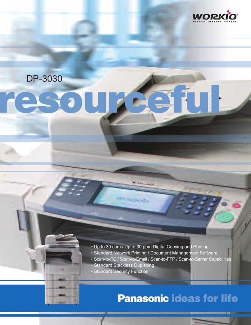 Panasonic Workio DP-3030 User manual