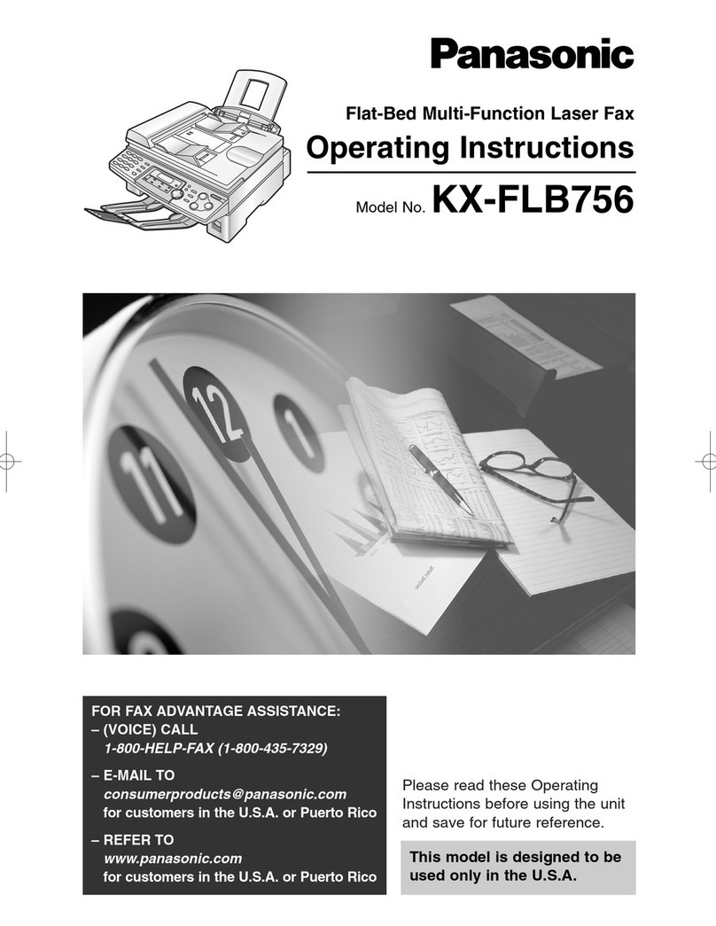 Panasonic KX-FLB756 User manual