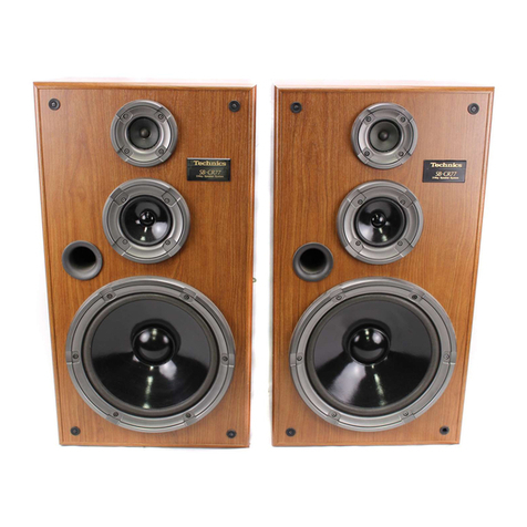 Technics SB-CR33 operating instructions