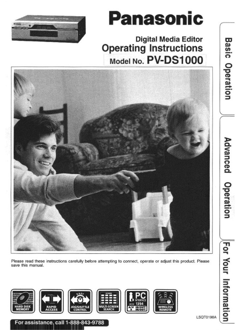 Panasonic OmniVision PV-DS1000 User manual
