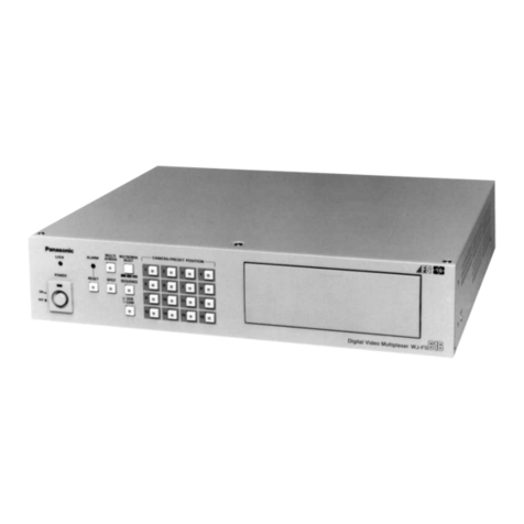 Panasonic WJ-FS616C operating instructions