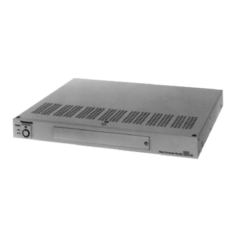 Panasonic WJDC108AD - DATA CONVERTER User manual