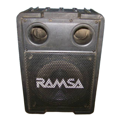 Panasonic Ramsa WS-A240 operating instructions