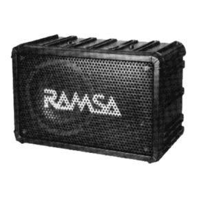 Panasonic Ramsa WS-A80 operating instructions