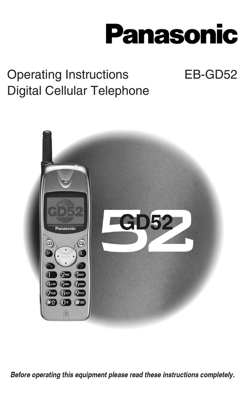 Panasonic EB-GD52 User manual Panasonic EB-GD52 User manual