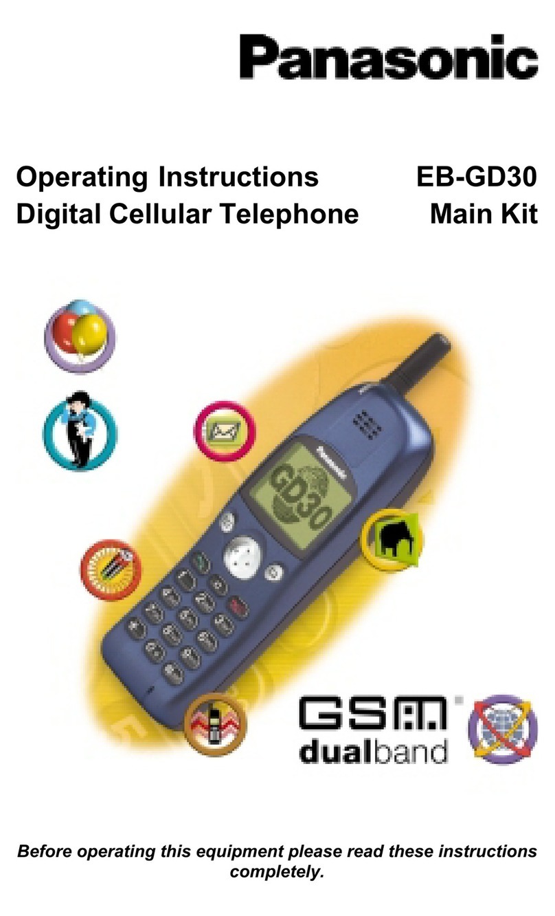 Panasonic EB-GD30 User manual