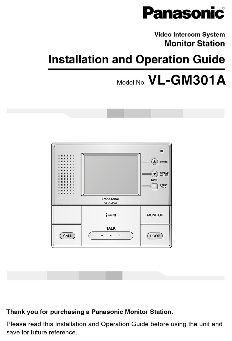 Panasonic VL-GM301A Operating instructions