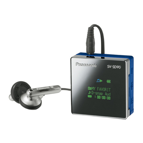 Panasonic SV-SD90 operating instructions