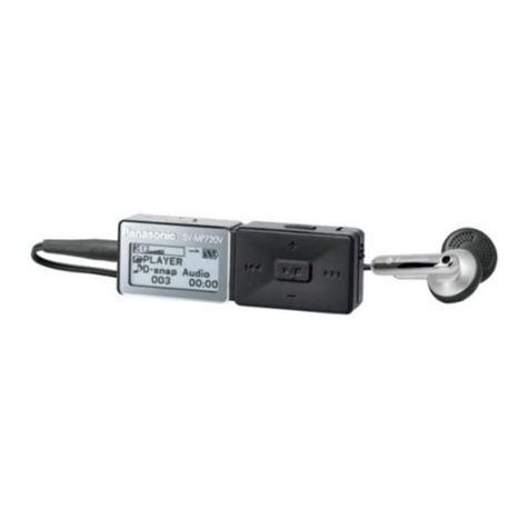 Panasonic SV-MP700V User manual