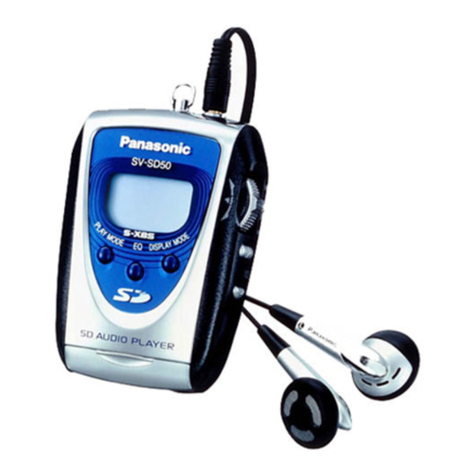 Panasonic SV-SD50 User manual
