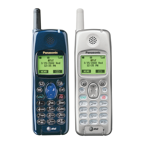 Panasonic EBTX210ASG - Cell Phone operating instructions