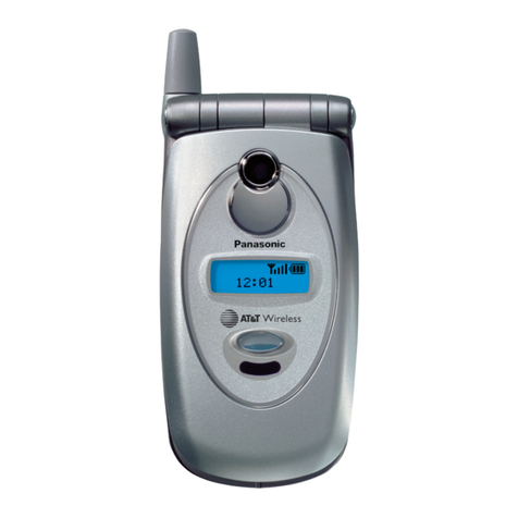 Panasonic EBGU87 - CELLPHONE W/DIGITAL CAM User manual
