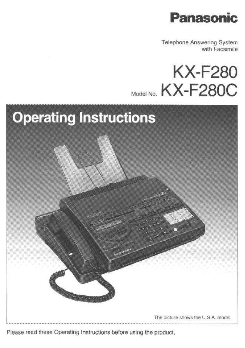 Panasonic KX-F280 User manual