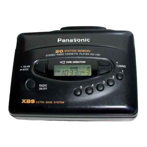 Panasonic RQ-V80 operating instructions