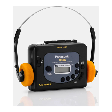 Panasonic RQ-V201 User manual