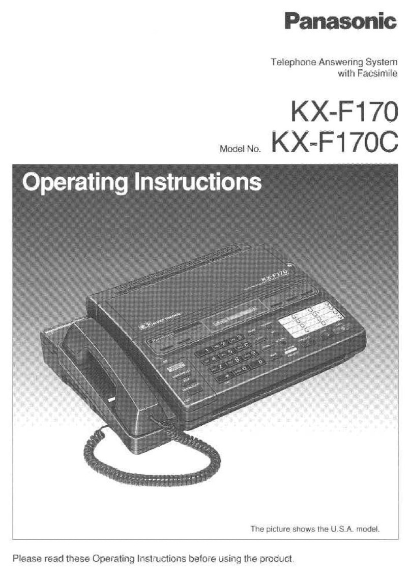 Panasonic KX-F170 user guide