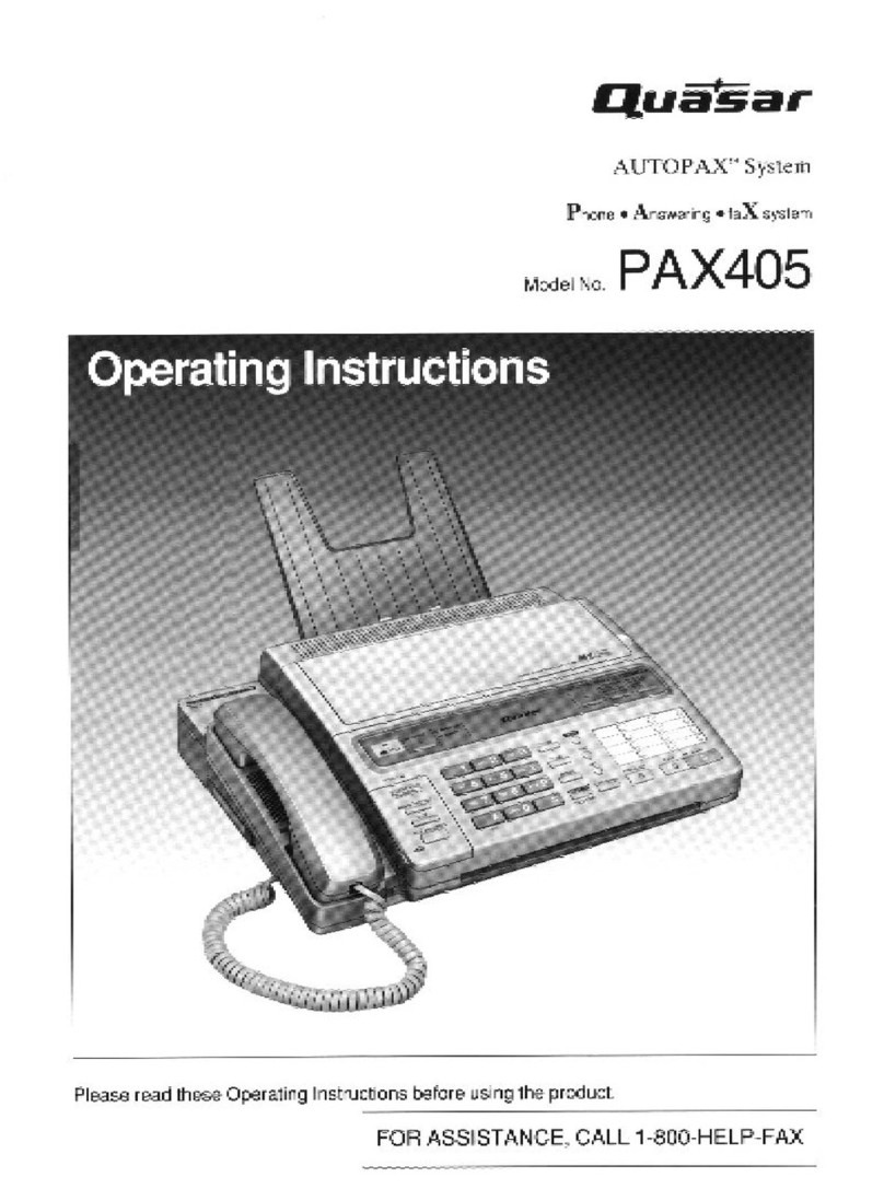 Quasar Autopax PAX405 User manual