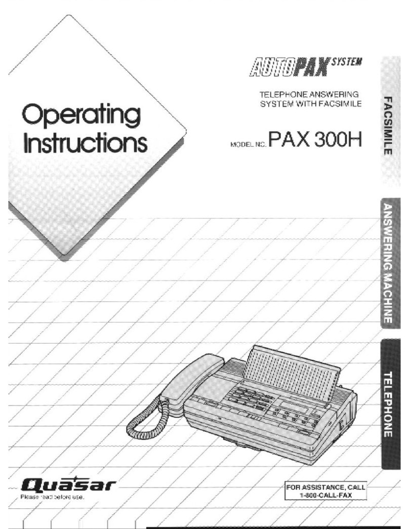 Quasar Autopax PAX300H User manual