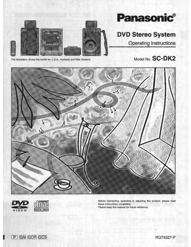 Panasonic SC-DK2 User manual