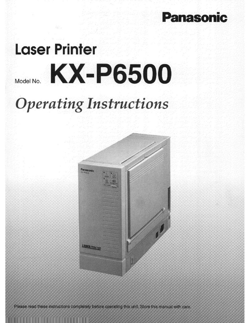 Panasonic Jetwriter KX-P6500 User manual