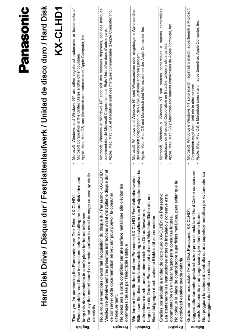 Panasonic Jetwriter KX-CLHD1 install guide