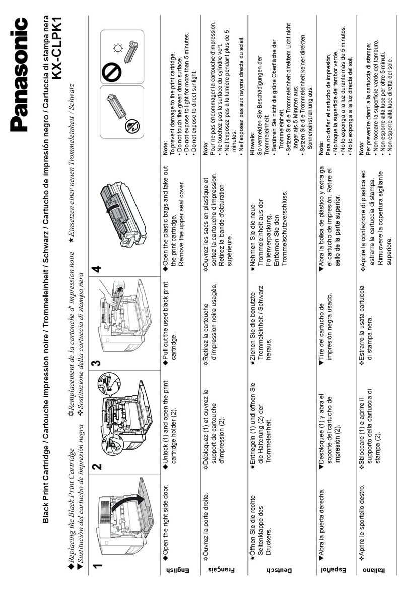 Panasonic Jetwriter KX-CLPK1 user guide
