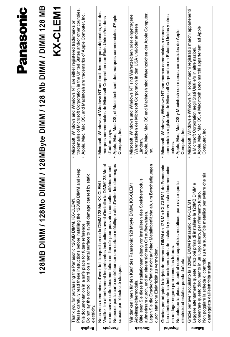 Panasonic Jetwriter KX-CLEM1 user guide