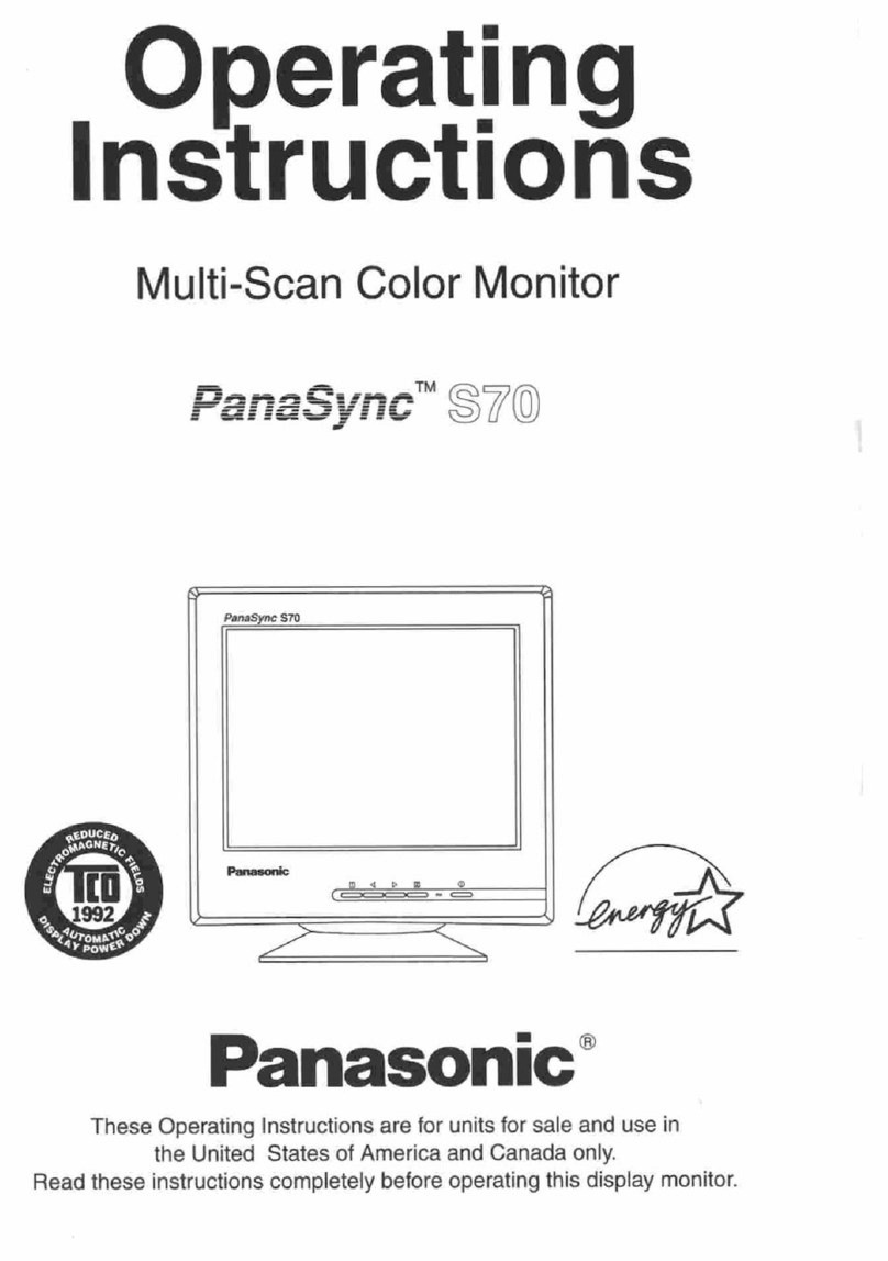 Panasonic PANASYNC S70 User manual