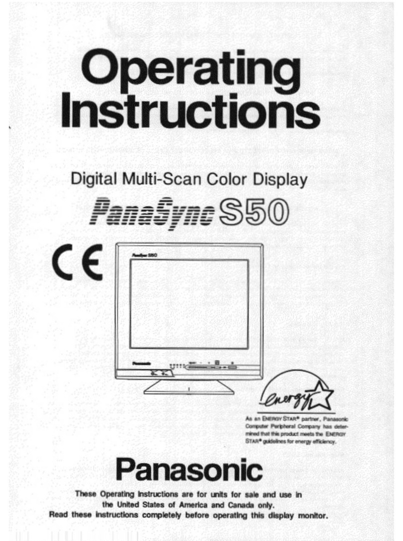 Panasonic PANASYNC S50 User manual Panasonic PANASYNC S50 User manual