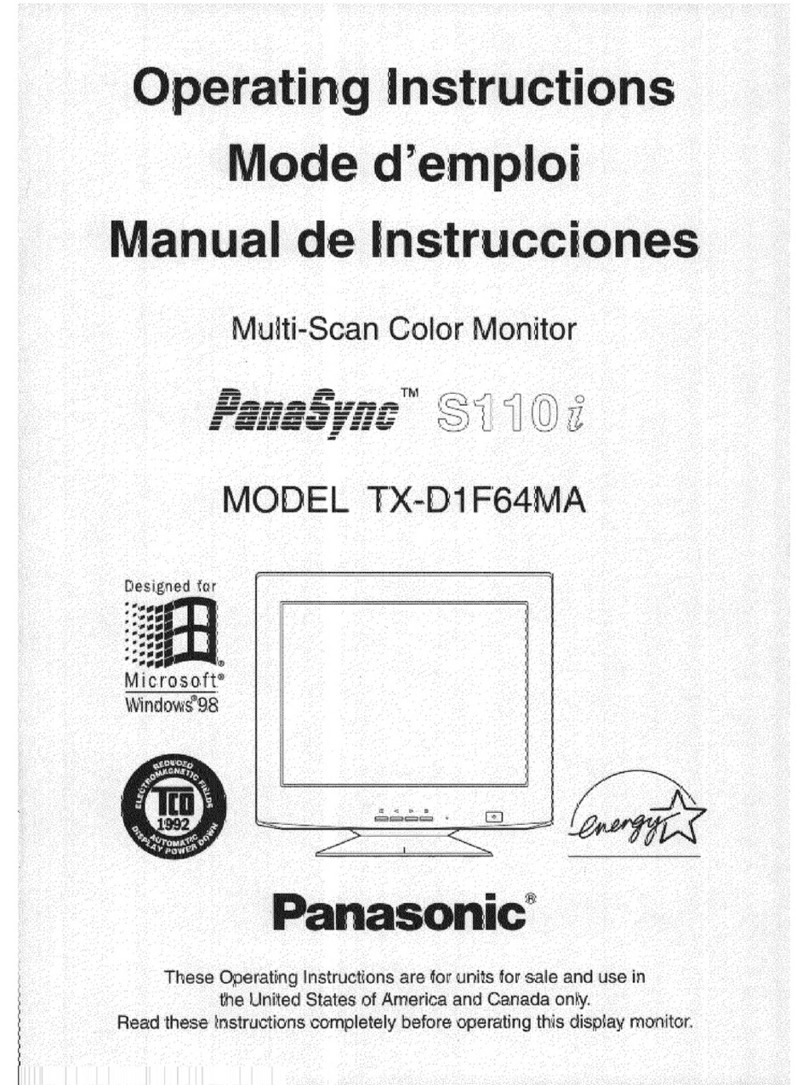 Panasonic PANASYNC S110I user guide