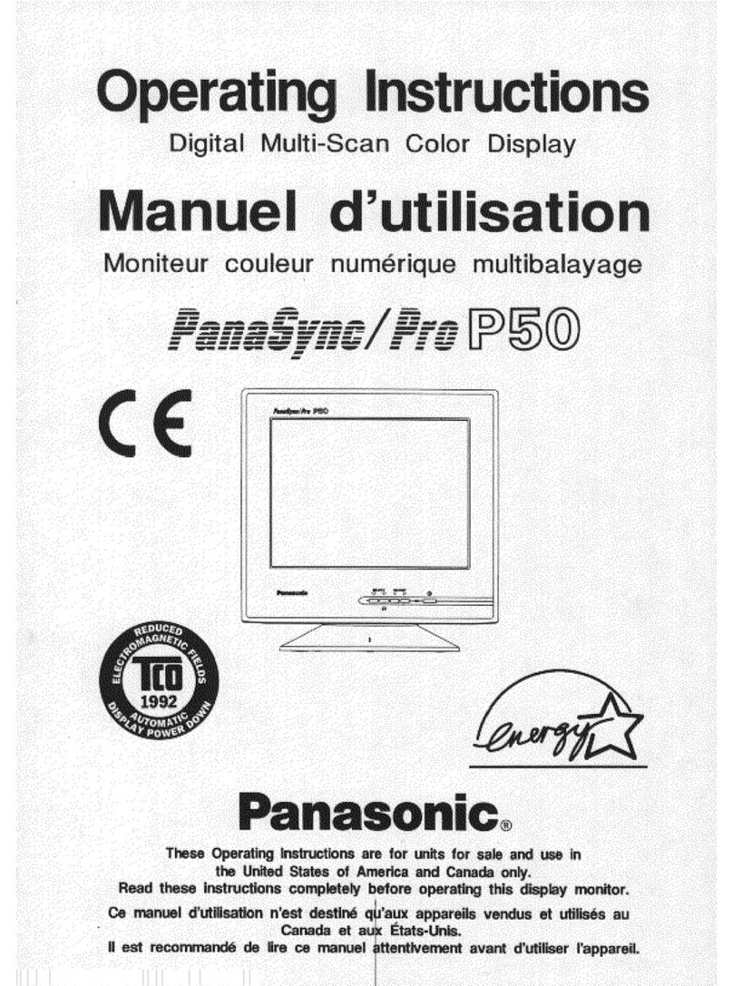 Panasonic PANASYNC P50 User manual
