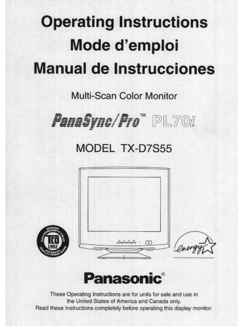 Panasonic PANASYNC PL-70I User manual