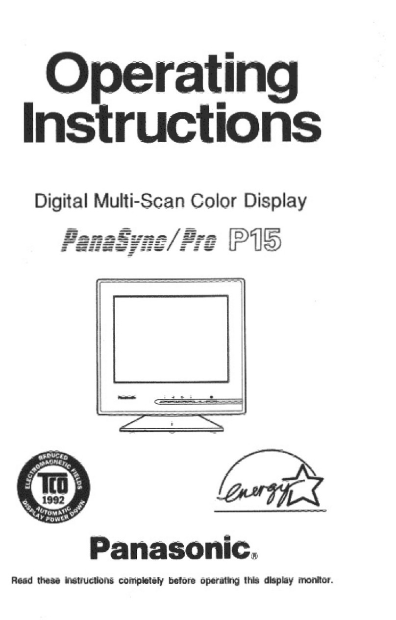 Panasonic PANASYNC P15 User manual