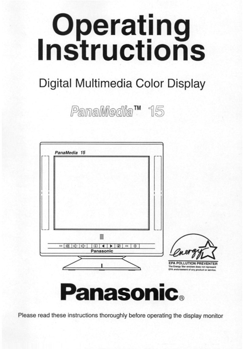 Panasonic Panamedia15 User manual Panasonic Panamedia15 User manual