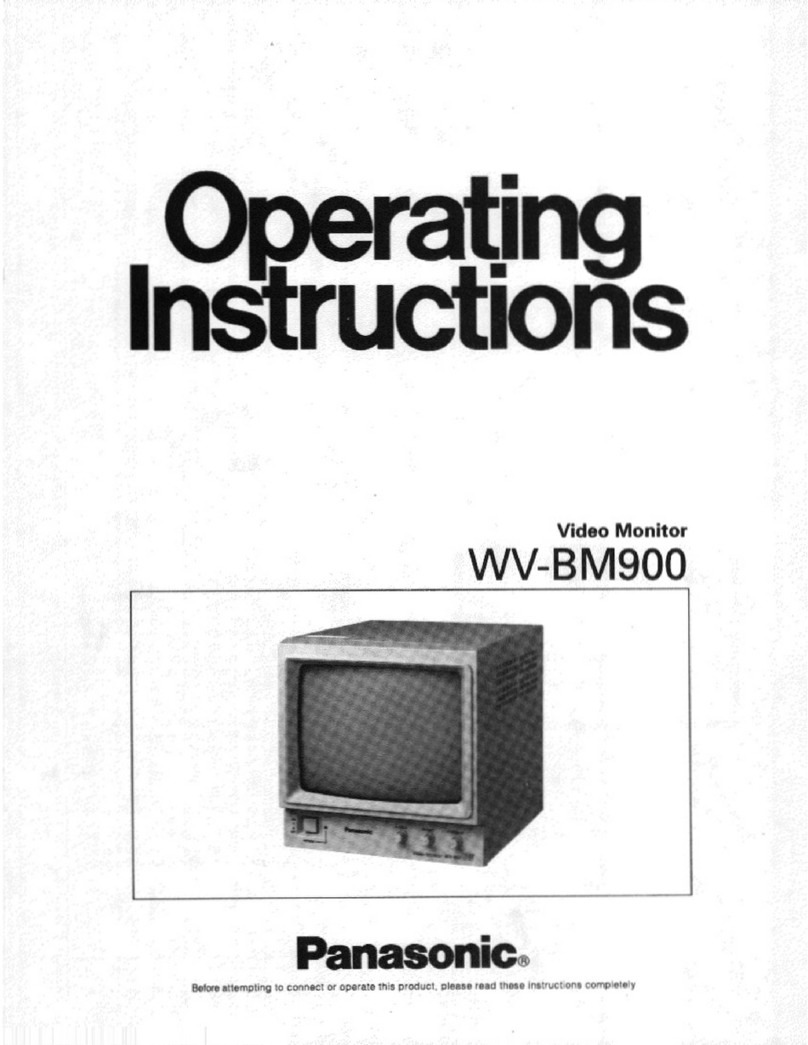 Panasonic WV-BM900 User manual Panasonic WV-BM900 User manual