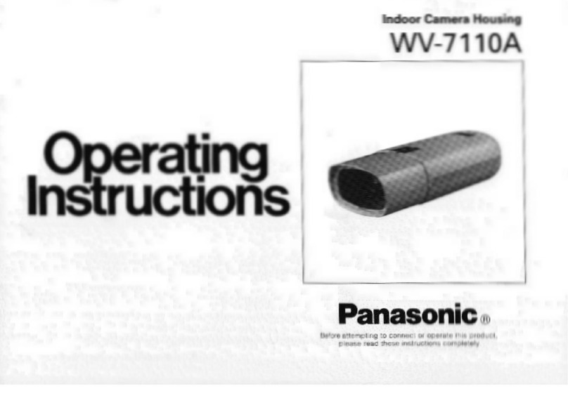 Panasonic WV7110A - MONITOR User manual