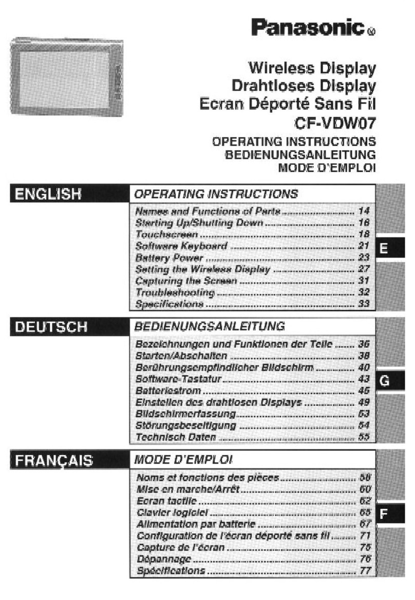 Panasonic Toughbook CF-VDW07 User manual