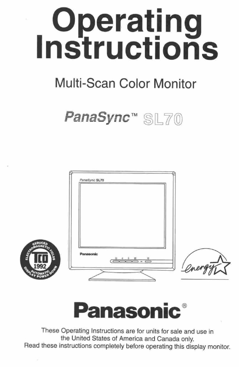 Panasonic PANASYNC TX-D7S35 User manual