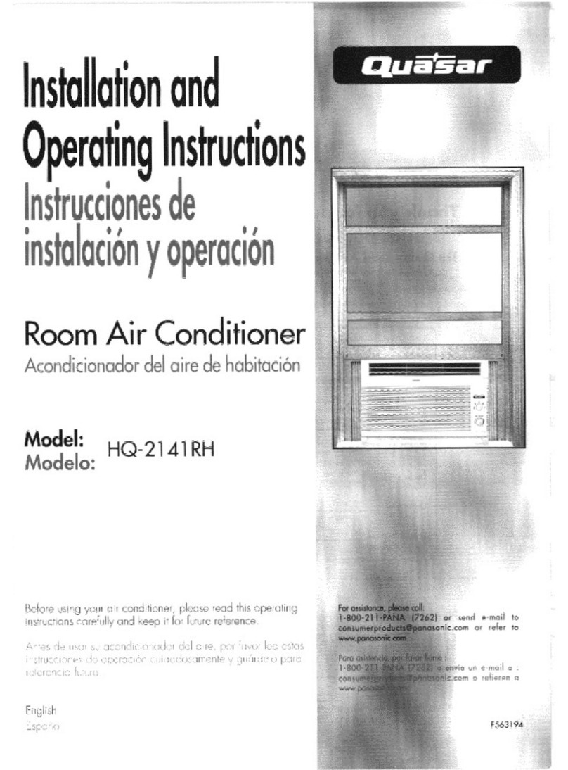 Quasar HQ-2141RH User manual