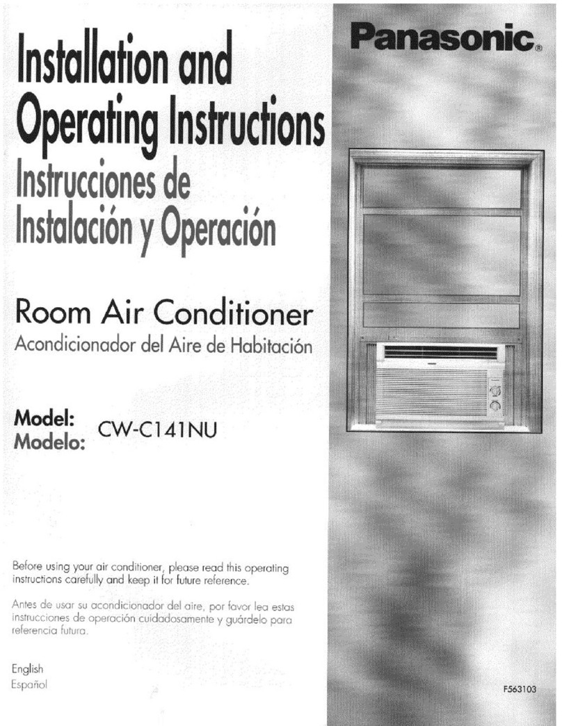 Panasonic CW-C141NU User manual
