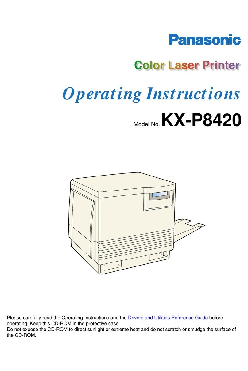 Panasonic KX-P8420 User manual