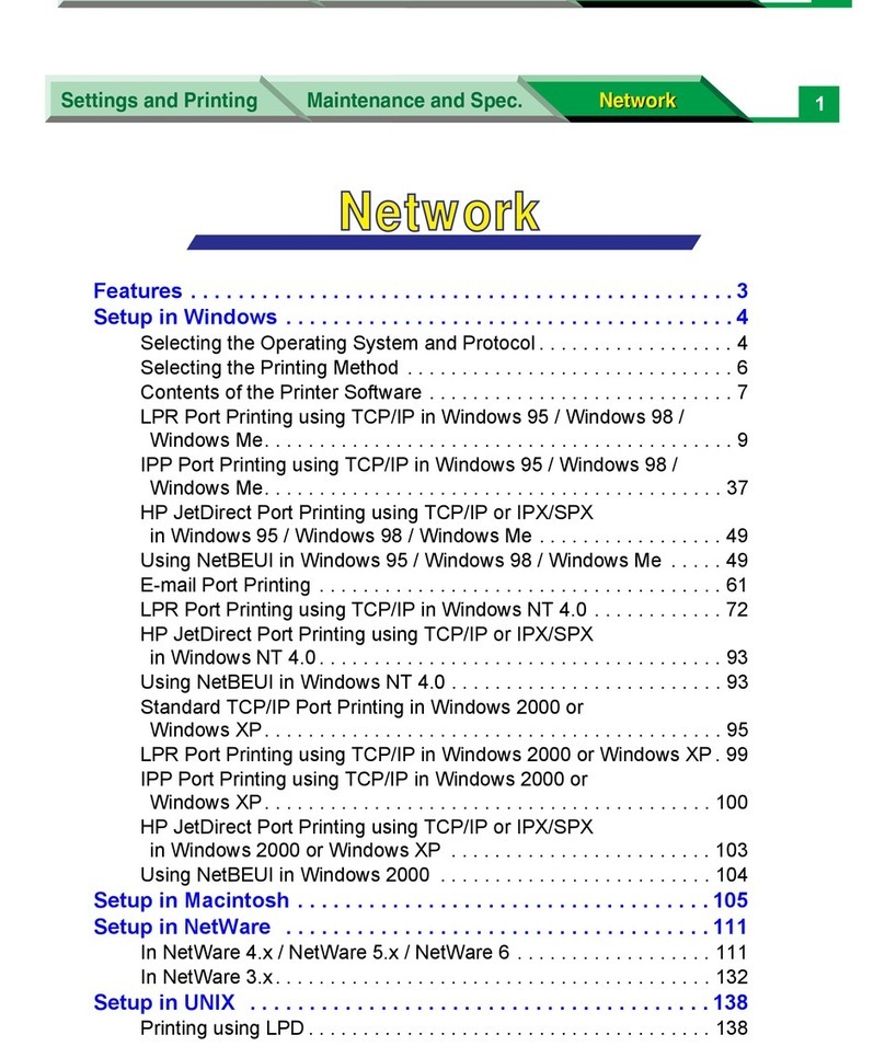 Panasonic WORKIO DP-CL21 Installation and maintenance instructions
